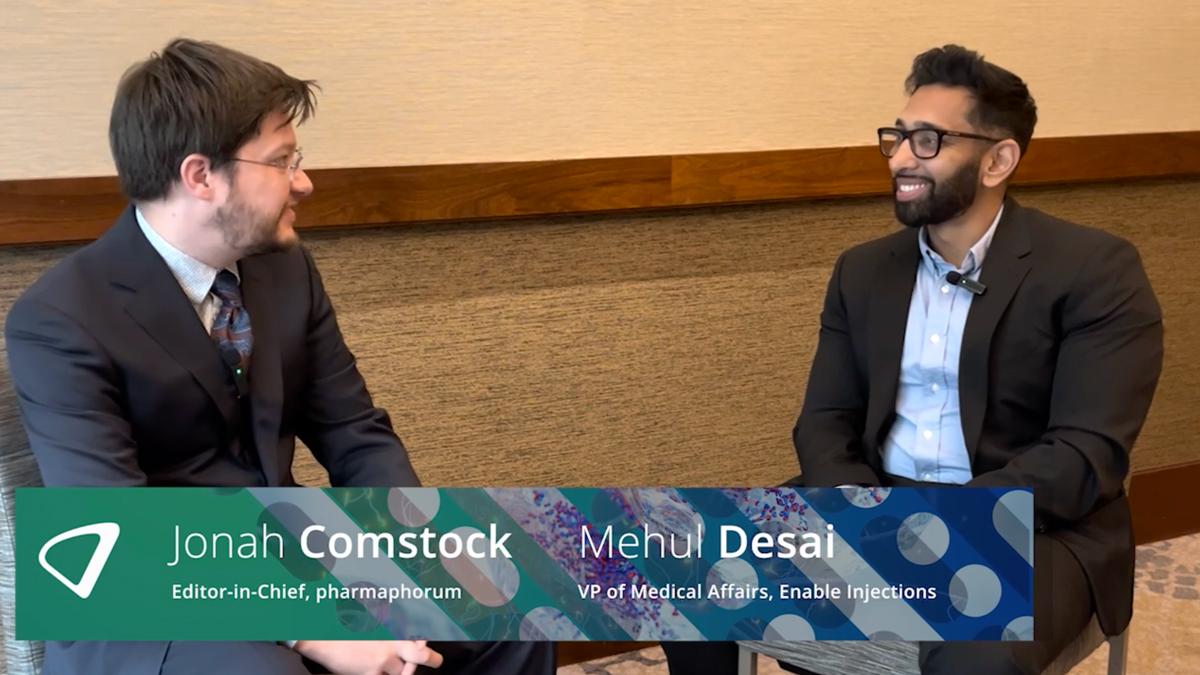 Jonah Comstock at AAPS interviewing Mehul Desai